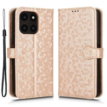 For Honor X6a 4G Case PU Leather Imprinted Wallet Cell Phone Cover