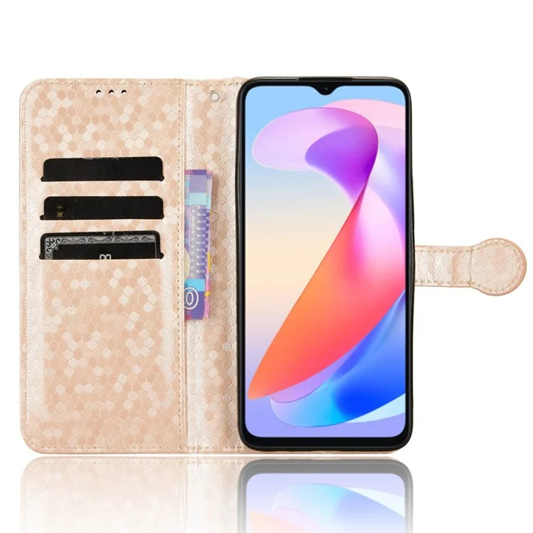 For Honor X6a 4G Case PU Leather Imprinted Wallet Cell Phone Cover