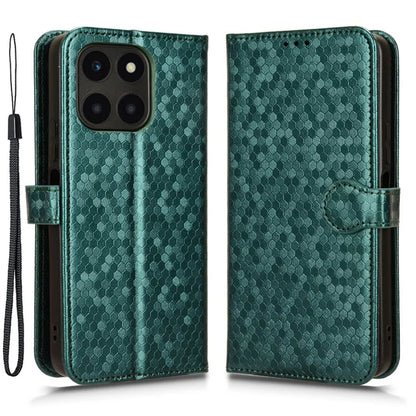 For Honor X6a 4G Case PU Leather Imprinted Wallet Cell Phone Cover