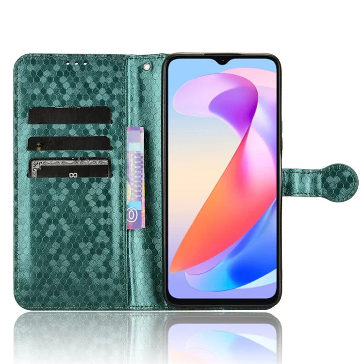 For Honor X6a 4G Case PU Leather Imprinted Wallet Cell Phone Cover