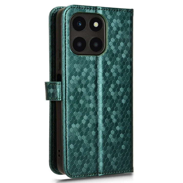 For Honor X6a 4G Case PU Leather Imprinted Wallet Cell Phone Cover