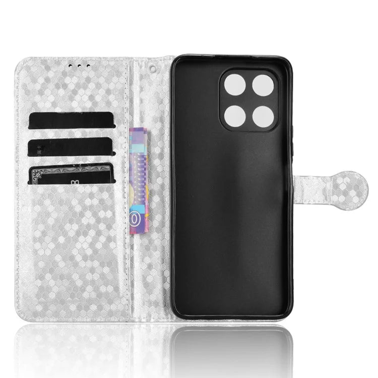 For Honor X6a 4G Case PU Leather Imprinted Wallet Cell Phone Cover