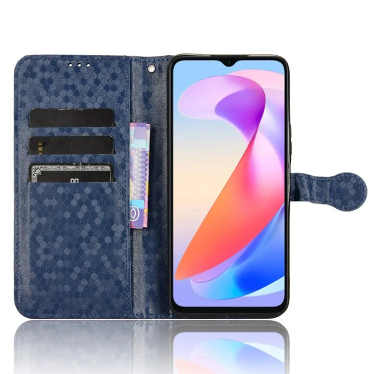For Honor X6a 4G Case PU Leather Imprinted Wallet Cell Phone Cover