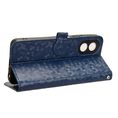 For Oppo A38 4G Case PU Leather Imprinted Foldable Stand Cell Phone Cover