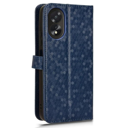 For Oppo A38 4G Case PU Leather Imprinted Foldable Stand Cell Phone Cover