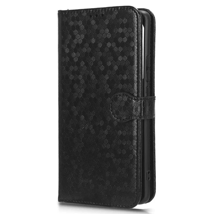 For Oppo A38 4G Case PU Leather Imprinted Foldable Stand Cell Phone Cover