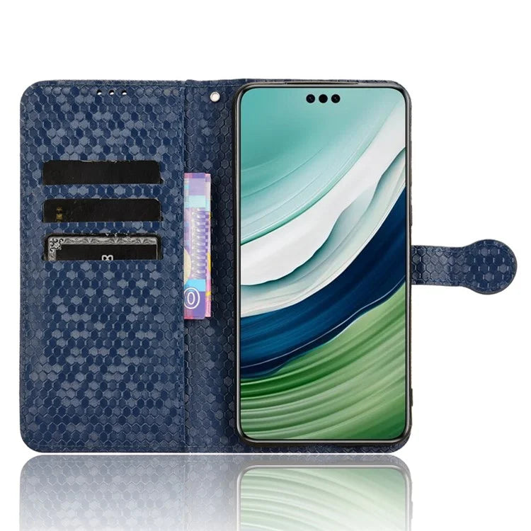 For Huawei Mate 60 Case PU Leather Stand Shell Imprinted Wallet Cell Phone Cover