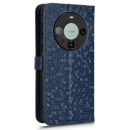 For Huawei Mate 60 Case PU Leather Stand Shell Imprinted Wallet Cell Phone Cover