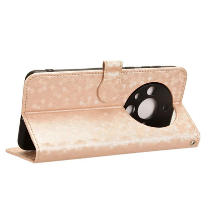 For Huawei Mate 60 Case PU Leather Stand Shell Imprinted Wallet Cell Phone Cover