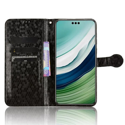 For Huawei Mate 60 Case PU Leather Stand Shell Imprinted Wallet Cell Phone Cover