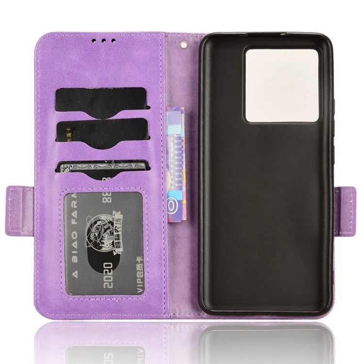 For Xiaomi Redmi K60 Ultra / 13T / 13T Pro Case Imprinted Triangle Anti-drop PU Leather Phone Cover