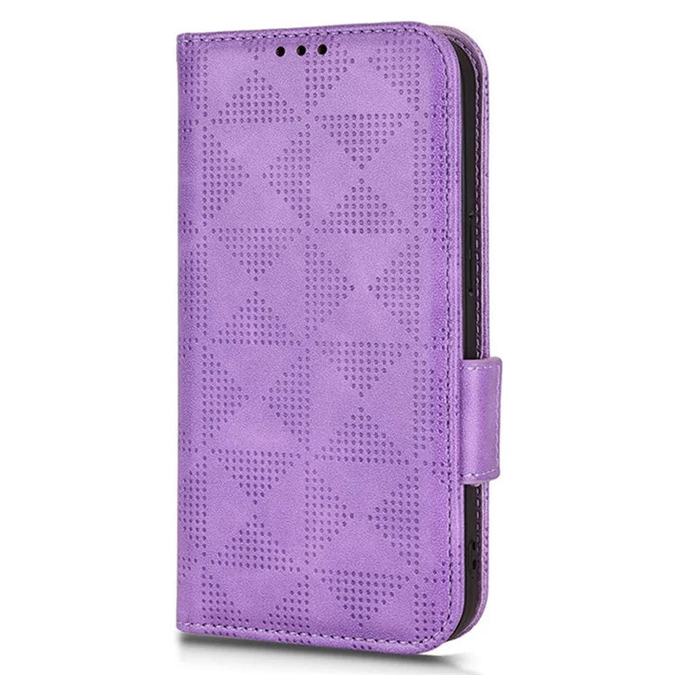 For Xiaomi Redmi K60 Ultra / 13T / 13T Pro Case Imprinted Triangle Anti-drop PU Leather Phone Cover