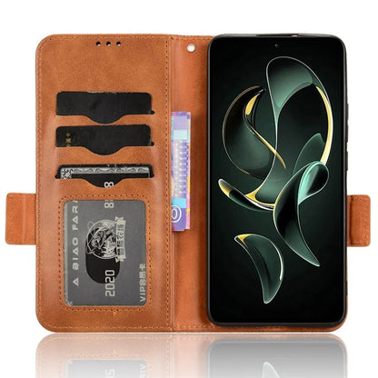 For Xiaomi Redmi K60 Ultra / 13T / 13T Pro Case Imprinted Triangle Anti-drop PU Leather Phone Cover