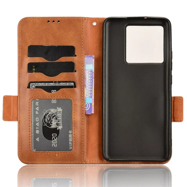 For Xiaomi Redmi K60 Ultra / 13T / 13T Pro Case Imprinted Triangle Anti-drop PU Leather Phone Cover
