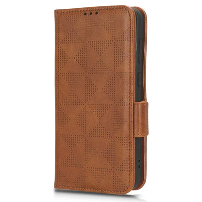 For Xiaomi Redmi K60 Ultra / 13T / 13T Pro Case Imprinted Triangle Anti-drop PU Leather Phone Cover