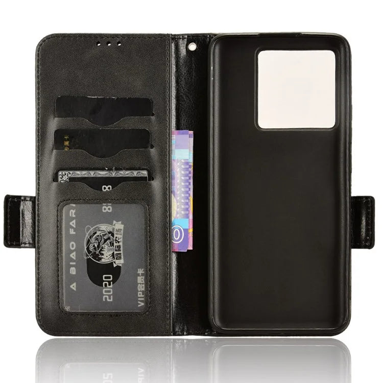 For Xiaomi Redmi K60 Ultra / 13T / 13T Pro Case Imprinted Triangle Anti-drop PU Leather Phone Cover