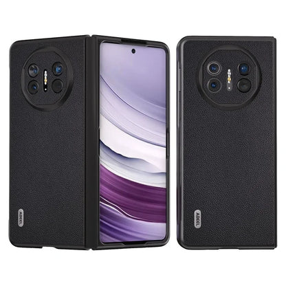 ABEEL For Huawei Mate X5 Case Genuine Cow Leather Coating Phone Cover