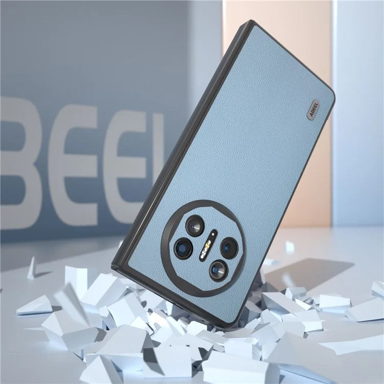 ABEEL For Huawei Mate X5 Case Genuine Cow Leather Coating Phone Cover
