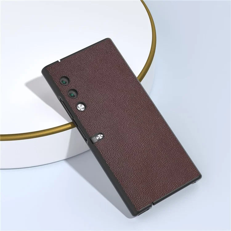 For Honor V Purse Case Genuine Cow Leather+PC Shell Phone Cover