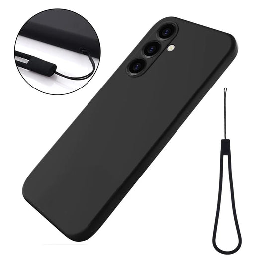 For Samsung Galaxy A05s 4G Case Liquid Silicone + Soft Lining Cell Phone Cover
