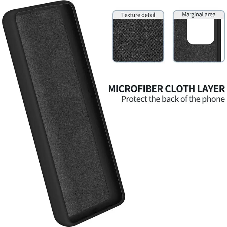For Samsung Galaxy A05s 4G Case Liquid Silicone + Soft Lining Cell Phone Cover