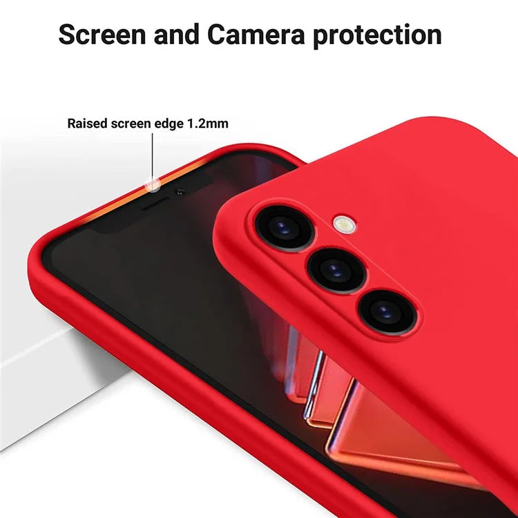 For Samsung Galaxy A05s 4G Case Liquid Silicone + Soft Lining Cell Phone Cover