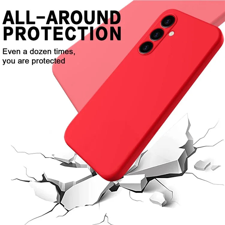 For Samsung Galaxy A05s 4G Case Liquid Silicone + Soft Lining Cell Phone Cover