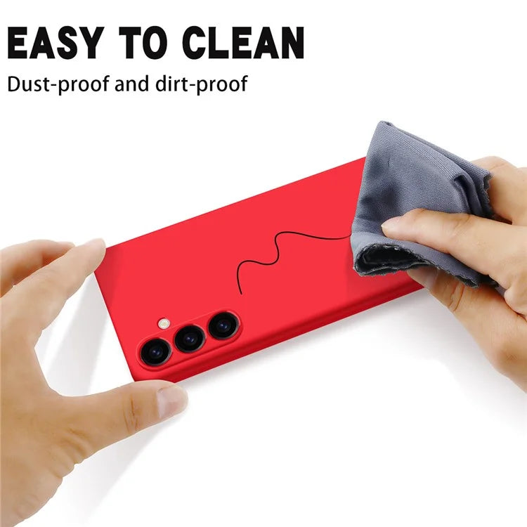 For Samsung Galaxy A05s 4G Case Liquid Silicone + Soft Lining Cell Phone Cover