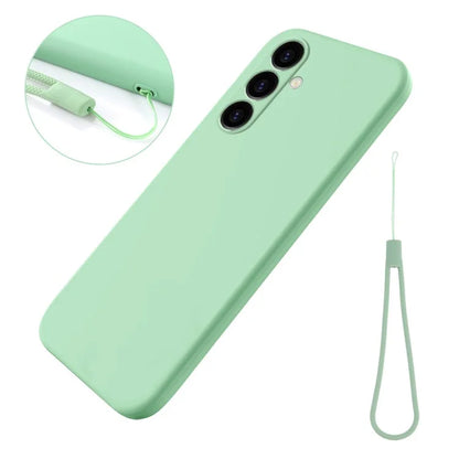 For Samsung Galaxy A05s 4G Case Liquid Silicone + Soft Lining Cell Phone Cover