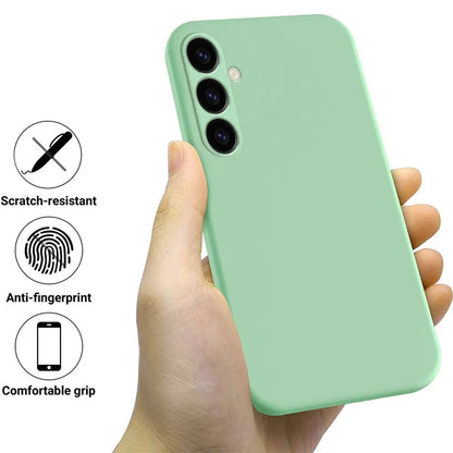 For Samsung Galaxy A05s 4G Case Liquid Silicone + Soft Lining Cell Phone Cover