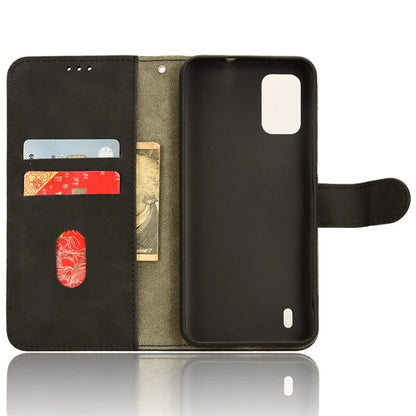 For Nokia C210 Case Leather Phone Cover Wallet Anti-drop Stand Phone Protector