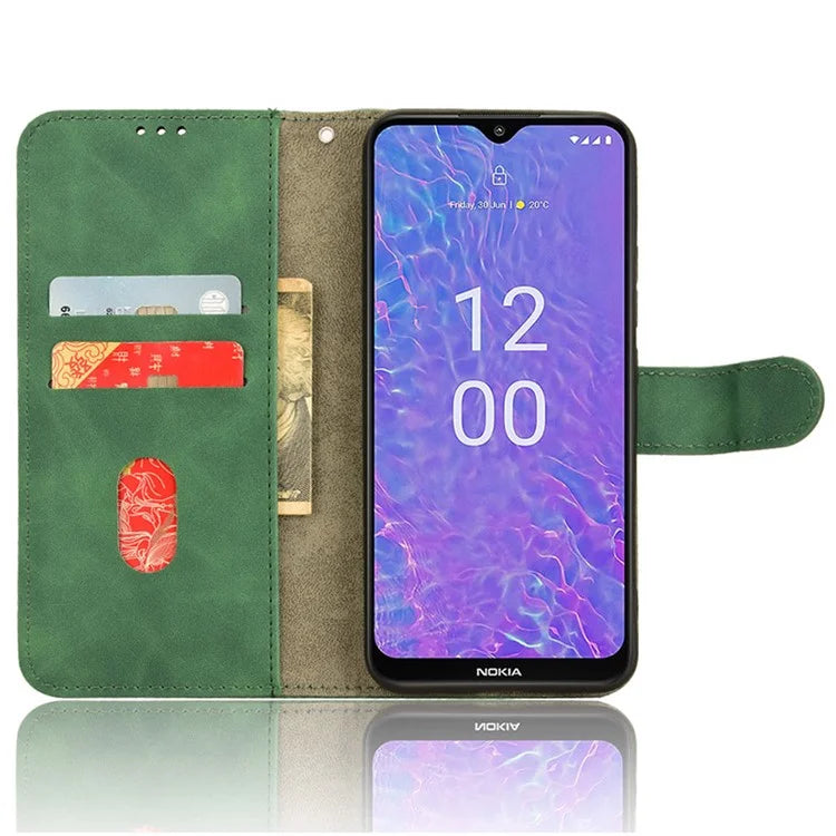 For Nokia C210 Case Leather Phone Cover Wallet Anti-drop Stand Phone Protector