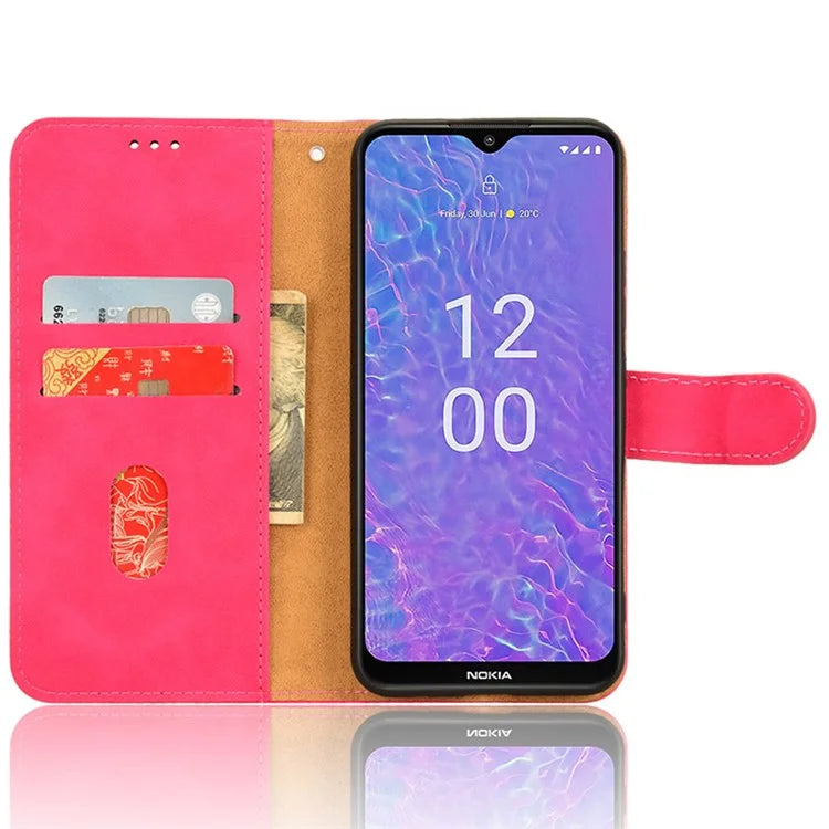 For Nokia C210 Case Leather Phone Cover Wallet Anti-drop Stand Phone Protector