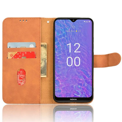 For Nokia C210 Case Leather Phone Cover Wallet Anti-drop Stand Phone Protector