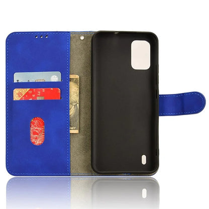 For Nokia C210 Case Leather Phone Cover Wallet Anti-drop Stand Phone Protector