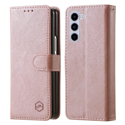 For Samsung Galaxy Z Fold5 5G Case Solid Color Protective Cover PU Leather Wallet Phone Case