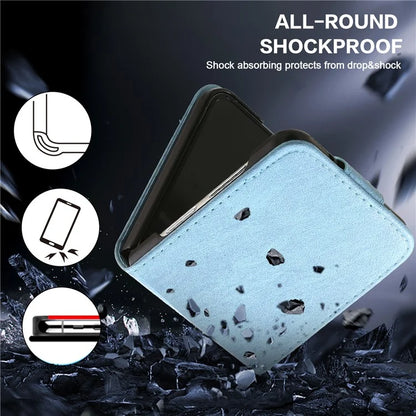 For Samsung Galaxy Z Flip4 5G Shockproof Case Solid Color Anti-Drop PU+PC Phone Cover