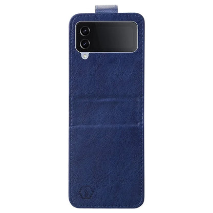 For Samsung Galaxy Z Flip4 5G Shockproof Case Solid Color Anti-Drop PU+PC Phone Cover
