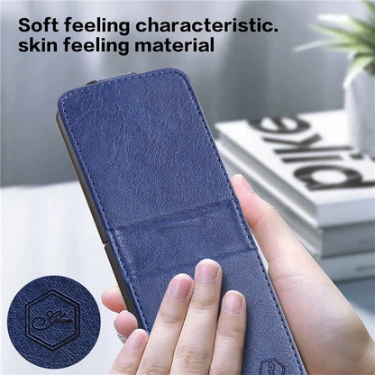 For Samsung Galaxy Z Flip4 5G Shockproof Case Solid Color Anti-Drop PU+PC Phone Cover