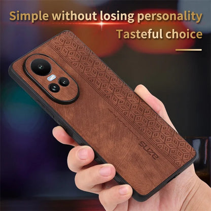 AZNS For Oppo Reno10 5G (Global) / Reno10 Pro 5G (Global) Case Slim-fit PU Leather+TPU Phone Protector