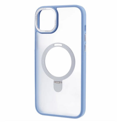 PC+TPU Cover for iPhone 15 Case Compatible with MagSafe Kickstand Phone Case