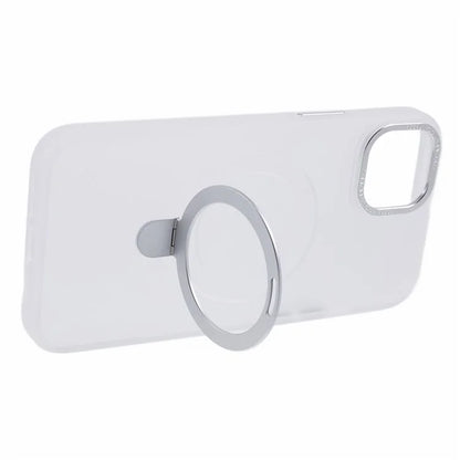 PC+TPU Cover for iPhone 15 Case Compatible with MagSafe Kickstand Phone Case