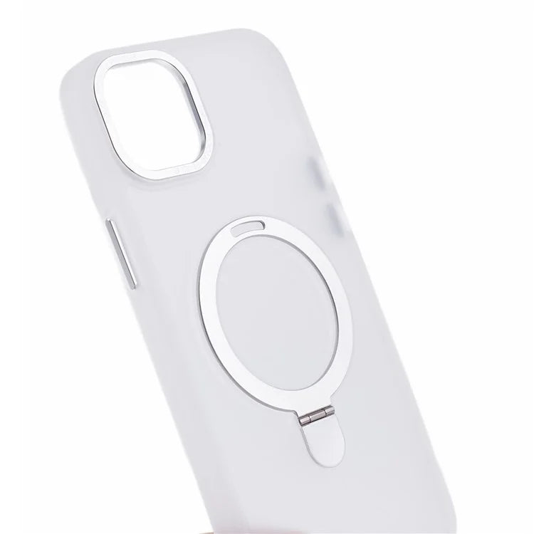 PC+TPU Cover for iPhone 15 Case Compatible with MagSafe Kickstand Phone Case