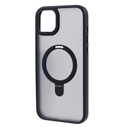 PC+TPU Cover for iPhone 15 Case Compatible with MagSafe Kickstand Phone Case
