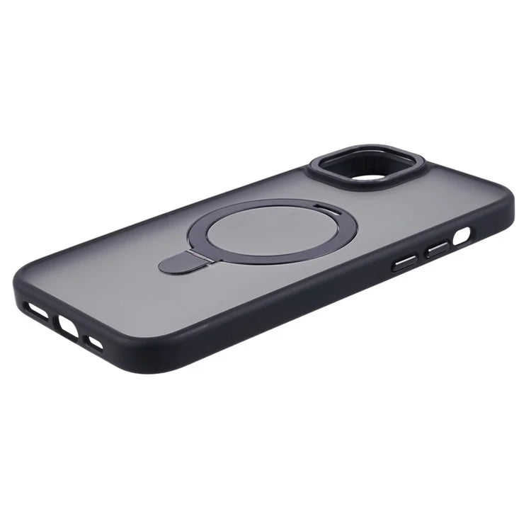 PC+TPU Cover for iPhone 15 Case Compatible with MagSafe Kickstand Phone Case