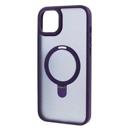 PC+TPU Cover for iPhone 15 Case Compatible with MagSafe Kickstand Phone Case