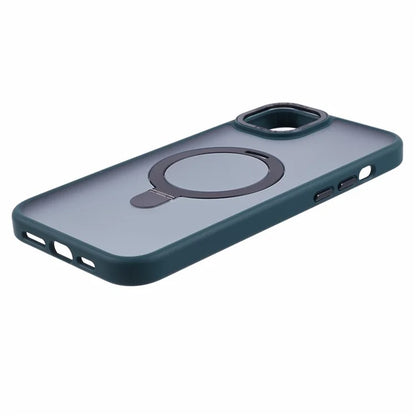 PC+TPU Cover for iPhone 15 Case Compatible with MagSafe Kickstand Phone Case