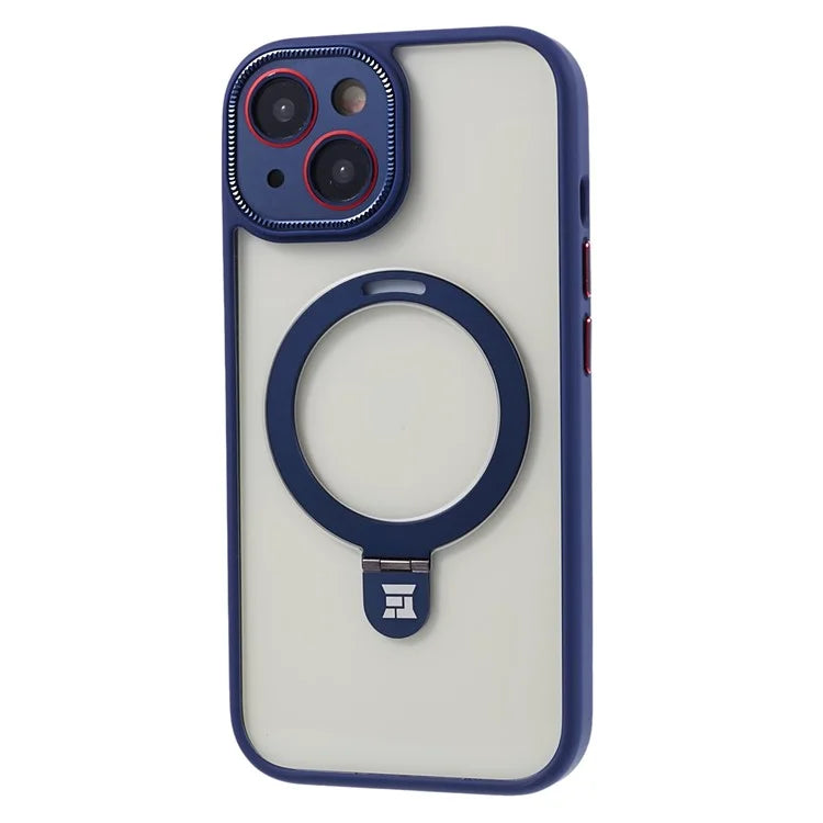 For iPhone 15 Plus Case Compatible with MagSafe Shockproof PC+TPU Phone Cover