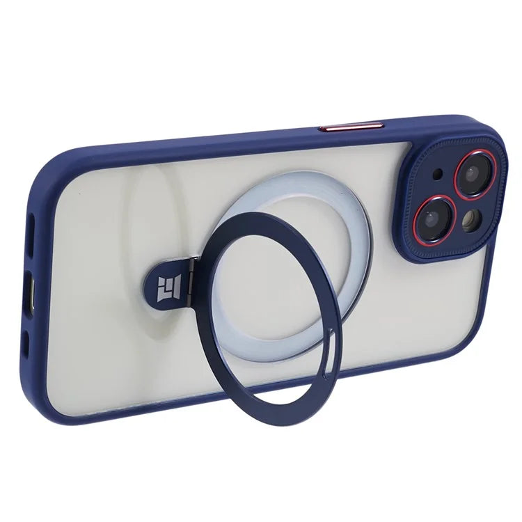 For iPhone 15 Plus Case Compatible with MagSafe Shockproof PC+TPU Phone Cover