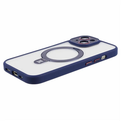 For iPhone 15 Plus Case Compatible with MagSafe Shockproof PC+TPU Phone Cover